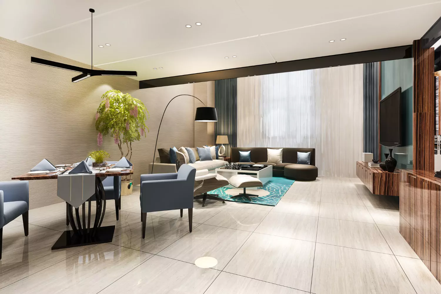 Modern lounge interior