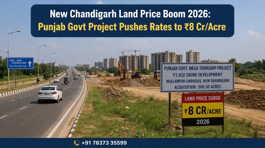 New Chandigarh Land: The ₹5 Cr to ₹8 Cr Leap – Your 2026 Investment Blueprint