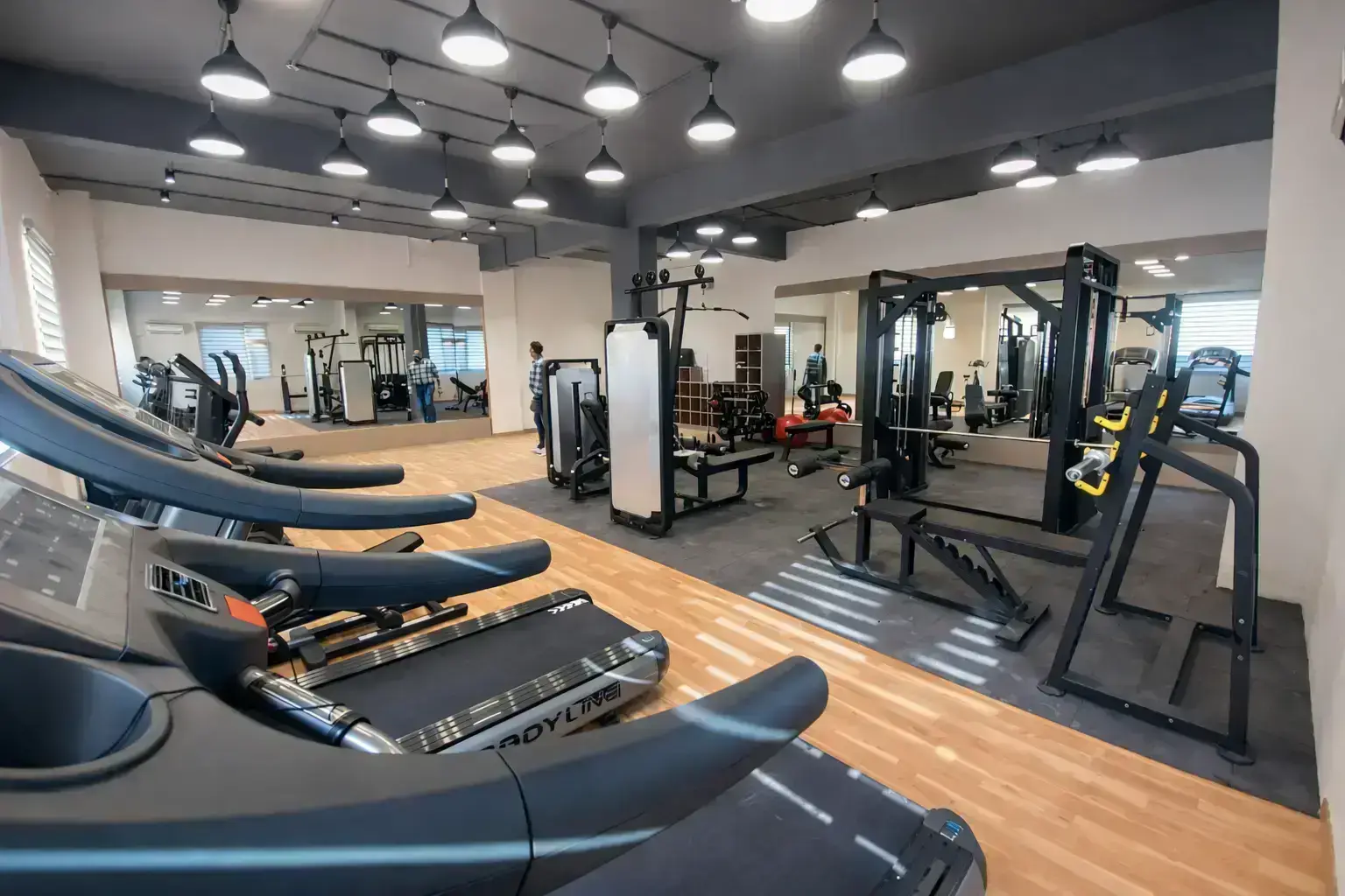 Well-Equipped Gymnasium