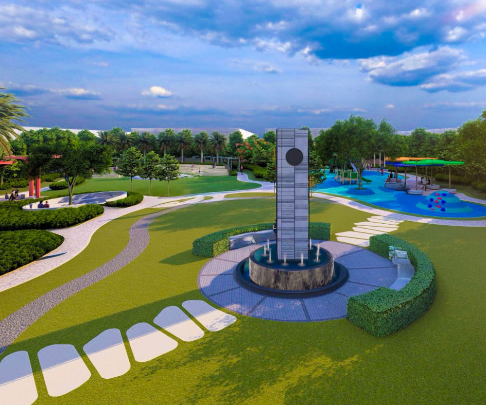 Scenic living spaces and panorama